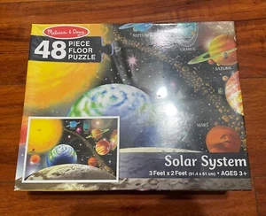 Melissa & Doug Solar System Floor Jumbo Piece Puzzle (48 pc) 3'x2' NEW - Picture 1 of 2