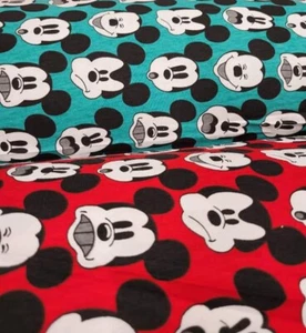 Camiseta deportiva de algodón para niños Miki Mouse tela elástica suave colorida - Imagen 1 de 9