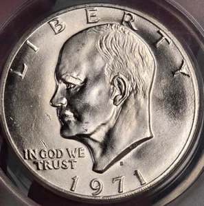 1971-S Dollaro Dwight D. Eisenhower - ***Certificato MS67!!!*** - Foto 1 di 4