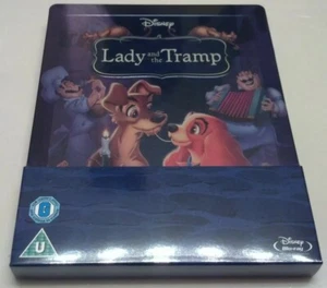 Lady and the Tramp Embossed STEELBOOK (Blu-ray, UK Import) RARE OOP SOLD OUT!!! - Picture 1 of 9