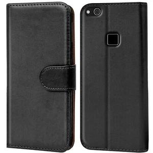 Housse de protection pour téléphone portable Huawei P10 Lite sac de protection pliant Book Slim Flip Case - Photo 1/7