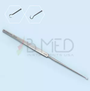 Gillies Skin Hook 7" Sharp Round Prong Retractor Dermal Surgical Instruments - Picture 1 of 5