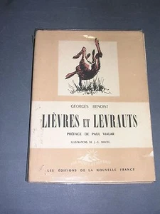 Chasse Lièvres et levrauts Georges Benoist 1946 etude illustrée - Imagen 1 de 1