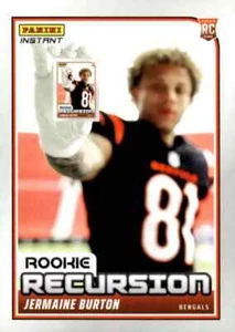 2024 Panini Instant JERMAINE BURTON RC - NFL Rookie Recursion #'d 1/501 Bengals - Picture 1 of 3
