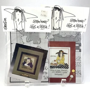 2 Listen Honey Lifes A Stitch Cross Stitch Patterns Funny Sayings Twisted Thread - Picture 1 of 4