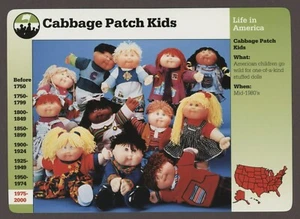 Cabbage Patch Kids  Story of America History Card Life - Picture 1 of 1