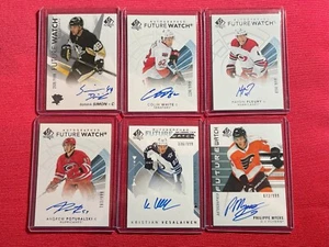UD Upper Deck SP Authentic Future Watch FWA Auto Rookie RC (6 Cards Lot) - Bild 1 von 2
