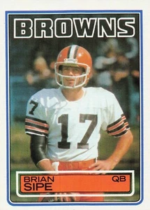 1983 Topps Football Brian Sipe Cleveland Browns #257 - Picture 1 of 2
