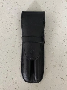 Kingsley Black Leather Pen Case - Picture 1 of 6