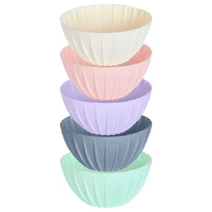 Sourdough Bread Proofing Baskets Baking Tools 5 Inch Round Silicone Baskets Bowl - Picture 1 of 16