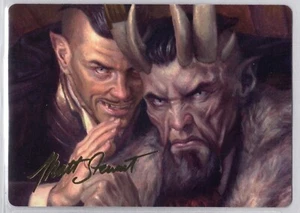 1x A Little Chat - Streets of New Capenna: Art Series - Gold Stamped - NM - Imagen 1 de 1