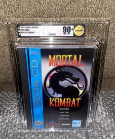 Mortal Kombat VGA 90+ GOLD! SUPER RARE ORIGINAL Sega CD GEM MINT PRISTINE COND!