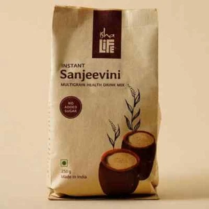 ISHA LIFE Instant Sanjeevini Multigrain Health Drink Mix (250 gms). Traditional - Picture 1 of 10