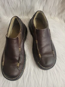 Dr Martens 11233 Size 8 Loafers Brown Leather Slip On Casual Comfort Docs - Picture 1 of 7