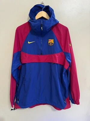 Chaqueta cortavientos suéter empaquetable Nike FC Barcelona 2019/20 para hombre M CW2934-455 Foto 1 de 4