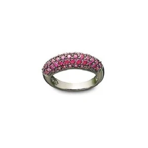Swarovski Maeva Ring Ruthenium Fuchsia Band Size 55 Timeless Beauty - Picture 1 of 6