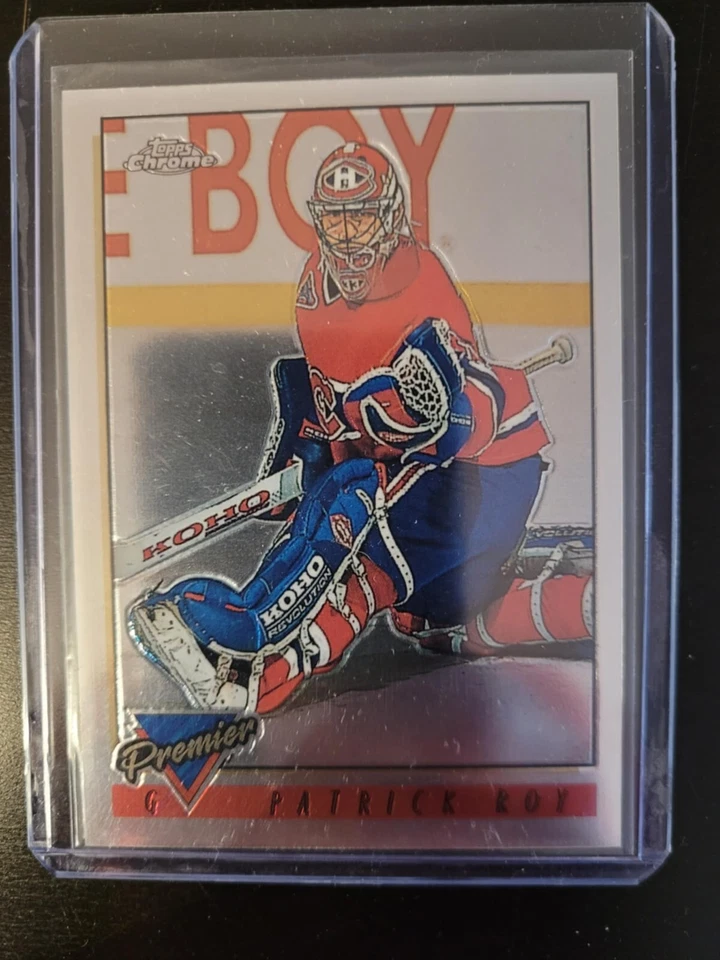 2002-03 TOPPS CHROME REPRINTS Hockey PATRICK ROY #8 - Image 1 of 2