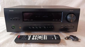 Denon AVR-1612 - 5.1 CH HDMI Home Theater Surround Sound Receiver +Remote Bundle - Picture 1 of 19