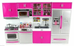 My Modern Kitchen Full Deluxe Kit Batteriebetrieben Küche Spielset Kühlschrank - Bild 1 von 4