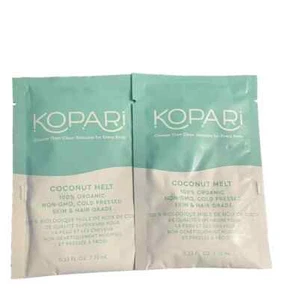 2 x Kopari Coconut Melt Cold Pressed Skin & Hair Grade 10ml Sachets - Picture 1 of 1