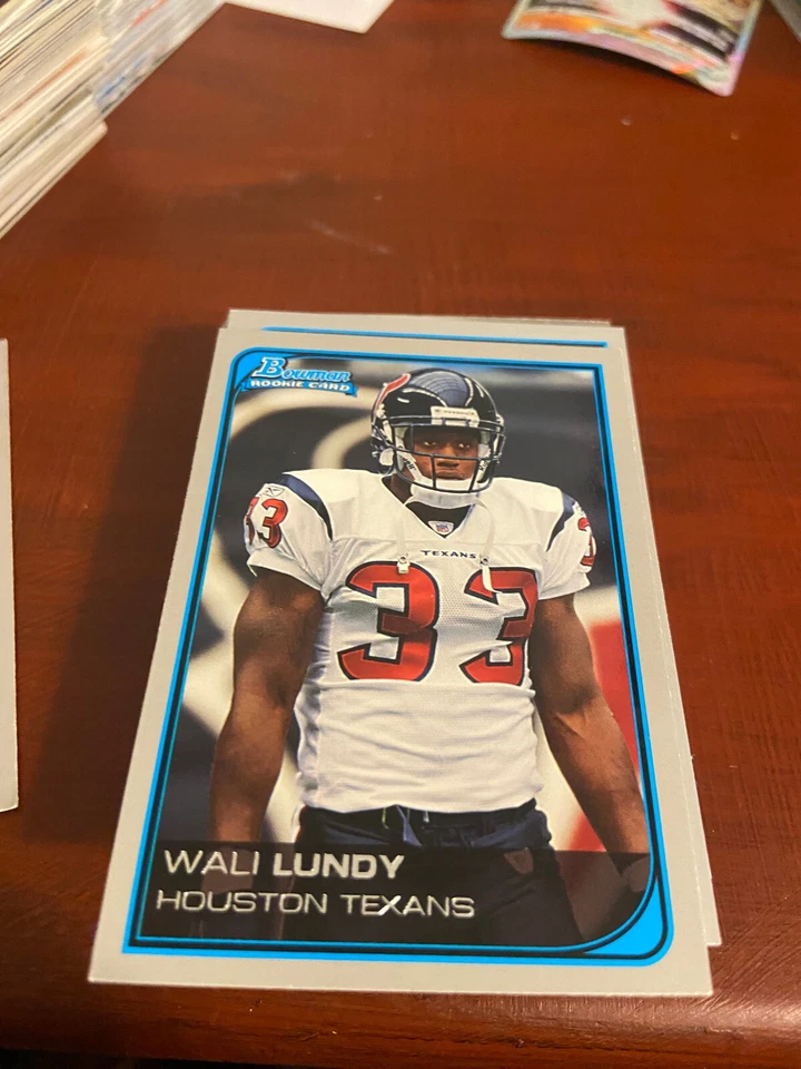 2006 Bowman - #189 Wali Lundy (RC) Houston Texans - Image 1 of 1