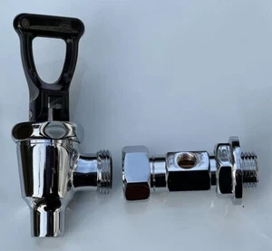 Faceut and Shank for Coffee, Urn, Hot Water. Black Handle - Picture 1 of 1