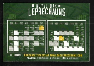 Royal Oak Leprechauns 2022 Magnet Schedule GLSCL - Picture 1 of 1