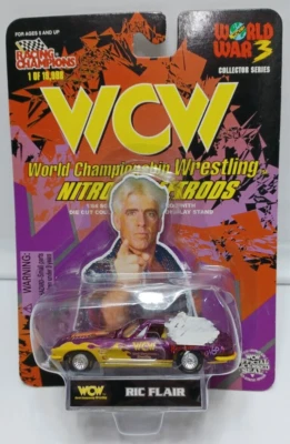 WCW RIC FLAIR  1998 Racing Champions Nitro-Streetrods World War 3  '63 Corvette - Image 1 of 3