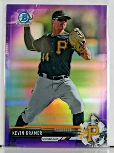 2017 BOWMAN CHROME KEVIN KRAMER PURPLE REFRACTOR 232/250 - Picture 1 of 2