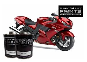 PINT KIT OF kawasaki - Candy Persimmon Red Paint, MOTORCYCLE, AUTOMOTIVE, - Picture 1 of 1