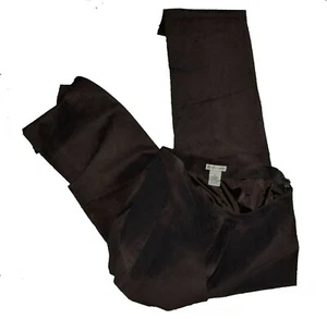 Pantalones clásicos para mujer APOSTROPHE marrón oscuro cuero genuino gamuza suave talla 6 - Imagen 1 de 8