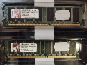 Módulos de memoria Kingston DDR400 1 GB - Imagen 1 de 2