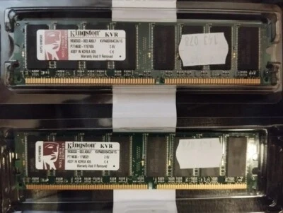 Módulos de memoria Kingston DDR400 1 GB - Imagen 1 de 2