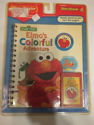 Elmo's Story Reader Colorful Adventure Storybook and Cartridge Unopened pi kids - Image 1 of 2