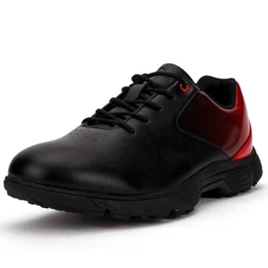 Genuine Leather Waterproof Golf Shoes Men Outdoor Comfortable Golf Walking Shoes - Picture 1 of 33