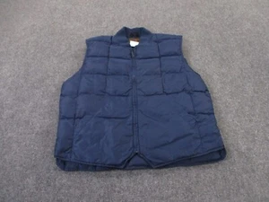 Eddie Bauer Vest Jacket Mens L 44 Blue Goose Down Puffer Quilted Hiking Adult - Picture 1 of 10