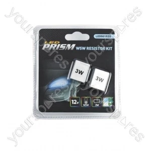 Ring LED Bulb - 12V T10 Wedge Resistor Kit - White - Picture 1 of 1