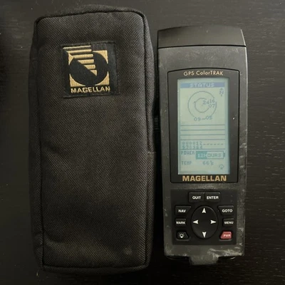 Magellan GPS Color Trak Handheld Satellite Navigator 12-Channel - Image 1 of 4