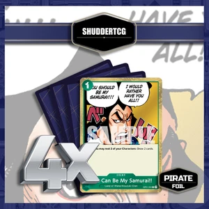 ¡¡Puedes ser mi samurai!! (Lámina pirata) OP01-055 PRB-02 Lámina (C) [4X] - Imagen 1 de 1
