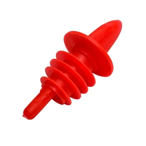 Markenloser FLASCHENAUFSATZ Kunststoff Ausgießer für Schnapsflaschen, ORANGE NEU - Bild 1 von 3