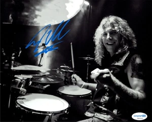 Steven Adler signiert 8x10 Foto signiert Guns N' Roses Drummer ACOA #2 - Bild 1 von 1