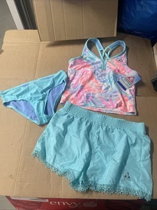 Gerry Girls 3pc Swimsuit L 14/16 - Picture 1 of 7