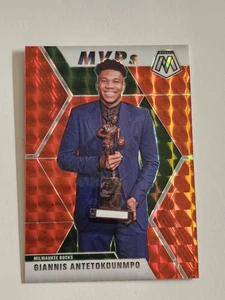 Panini Mosaic Giannis Antetokoupo Jugador Más Valioso 2019 Red Prizm SP #297 ✨️Se envía al día siguiente - Imagen 1 de 3