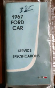 1967 Ford USA Car Service Specifications Manual Handbuch Mustang Mercury Lincoln - Bild 1 von 1