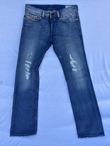 Vintage Y2K Diesel Yarik Distressed Denim Hose Jeans W31 L32 - Bild 1 von 16