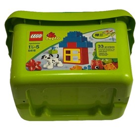 2010 LEGO Duplo Brick Box 33 Piece Set (5416) Near Complete READ DESCRIPTION