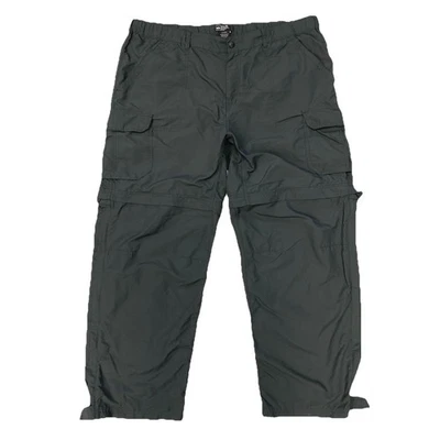 Pantalones cargo convertibles de nailon gris con cremallera REI para mujer de 18 W (40x30) Foto 1 de 4