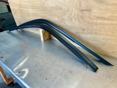 89-94 Nissan 240sx HATCH Pair Exterior Drip Rail S13 Upper Window A Pillar Trim - Image 1 of 4