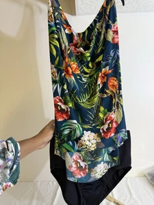 Magicsuit Serenity Rita Tankini Tropical Floral Swimsuit Top & Bottom Sz 10 - Picture 1 of 6