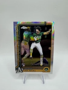 2025 Topps Chrome Jacob Wilson Image Variation SP Rookie #96 RC - Bild 1 von 2